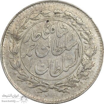 سکه شاهی صاحب زمان (با نوشته احمد شاه) - AU58 - احمد شاه