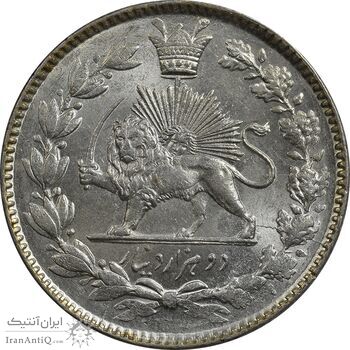 سکه 2000 دینار 1330 خطی - MS63 - احمد شاه