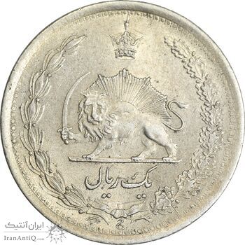 سکه 1 ریال 1310 - AU58 - رضا شاه