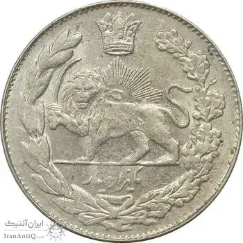 سکه 1000 دینار 1335 تصویری - MS61 - احمد شاه