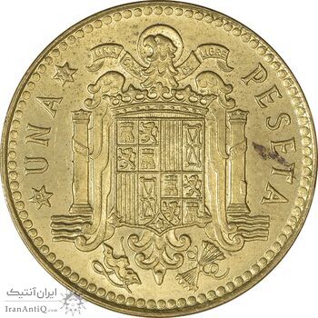 سکه 1 پزتا (78)1975 خوان کارلوس یکم - MS61 - اسپانیا