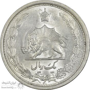 سکه 1 ریال 1310 - MS62 - رضا شاه سکه 1 ریال 1310 - MS62 - رضا شاه