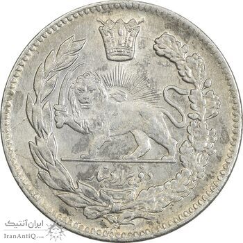 سکه 2000 دینار 1342 تصویری - MS61 - احمد شاه