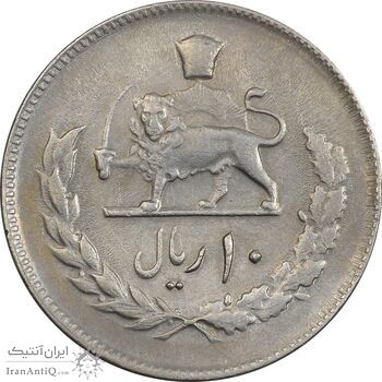 سکه 10 ریال 2535 - EF40 - محمد رضا شاه سکه 10 ریال 2535 - EF40 - محمد رضا شاه