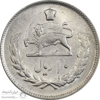 سکه 10 ریال 1354 - AU55 - محمد رضا شاه سکه 10 ریال 1354 - AU55 - محمد رضا شاه