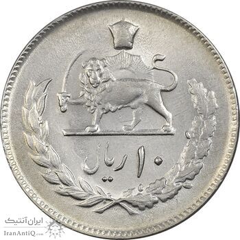 سکه 10 ریال 1352 عددی - AU58 - محمد رضا شاه سکه 10 ریال 1352 عددی - AU58 - محمد رضا شاه