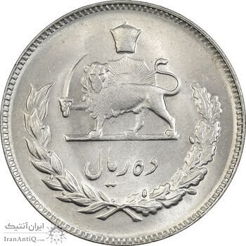 سکه 10 ریال 1350 - MS61 - محمد رضا شاه سکه 10 ریال 1350 - MS61 - محمد رضا شاه