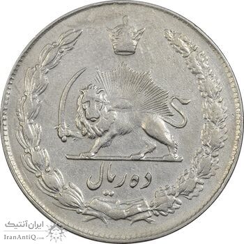 سکه 10 ریال 1343 (ضخیم) - EF40 - محمد رضا شاه سکه 10 ریال 1343 (ضخیم) - EF40 - محمد رضا شاه