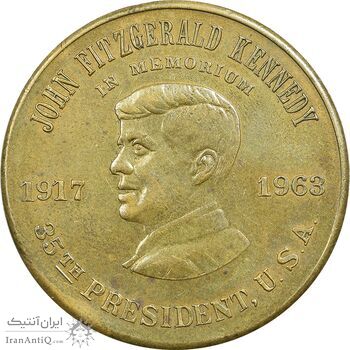 مدال یادبود جان اف. کندی - EF45 - آمریکا مدال یادبود جان اف. کندی - EF45 - آمریکا