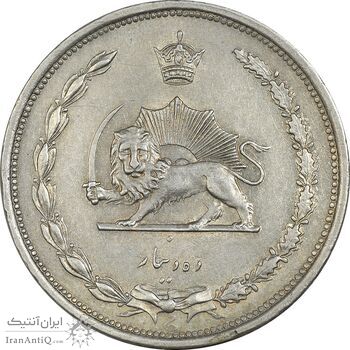 سکه 10 دینار 1310 نیکل - MS61 - رضا شاه