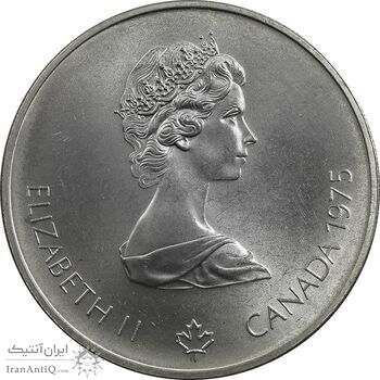سکه 5 دلار 1975 یادبود المپیک مونترال - پرتاب نیزه دختران - MS63 - الیزابت دوم - کانادا سکه 5 دلار 1975 یادبود المپیک مونترال - پرتاب نیزه دختران - MS63 - الیزابت دوم - کانادا