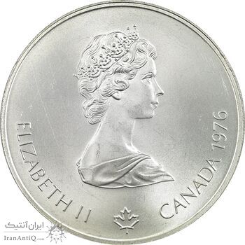 سکه 5 دلار 1976 یادبود المپیک مونترال - MS64 - الیزابت دوم - کانادا سکه 5 دلار 1976 یادبود المپیک مونترال - MS64 - الیزابت دوم - کانادا