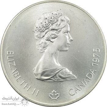 سکه 5 دلار 1975 یادبود المپیک مونترال الیزابت دوم - MS65 - کانادا سکه 5 دلار 1975 یادبود المپیک مونترال الیزابت دوم - MS65 - کانادا