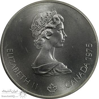 سکه 5 دلار 1975 یادبود المپیک مونترال الیزابت دوم - MS65 - کانادا سکه 5 دلار 1975 یادبود المپیک مونترال الیزابت دوم - MS65 - کانادا