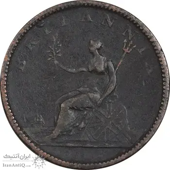 سکه 1 پنی 1806 جرج سوم - VF35 - انگلستان