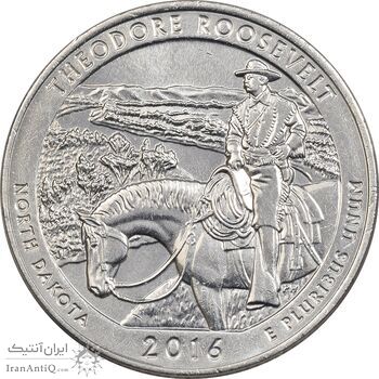سکه کوارتر دلار 2016D (پارک ملی تئودور روزولت) - MS63 - آمریکا