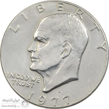 سکه یک دلار 1977D آیزنهاور - EF45 - آمریکا سکه یک دلار 1977D آیزنهاور - EF45 - آمریکا