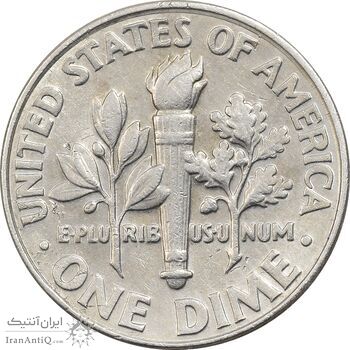 سکه 1 دایم 1998D روزولت - EF45 - آمریکا