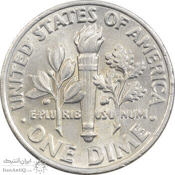 سکه 1 دایم 2000P روزولت - AU50 - آمریکا