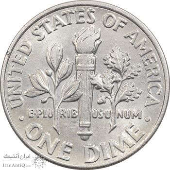 سکه 1 دایم 2010P روزولت - AU58 - آمریکا سکه 1 دایم 2010P روزولت - AU58 - آمریکا