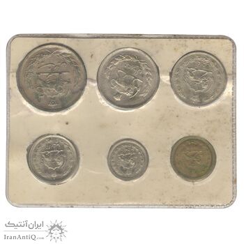 پک سکه های رایج بانک مرکزی 1351 - UNC - محمد رضا شاه