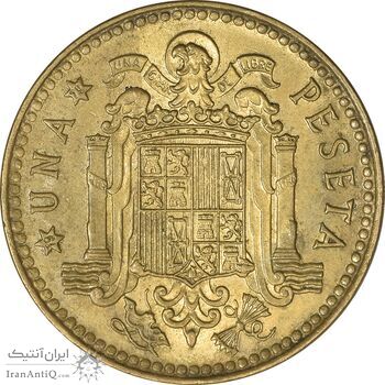 سکه 1 پزتا (79)1975 خوان کارلوس یکم - AU50 - اسپانیا