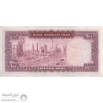 اسکناس 100 ریال (آموزگار - جهانشاهی) - تک - EF40 - محمد رضا شاه اسکناس 100 ریال (آموزگار - جهانشاهی) - تک - EF40 - محمد رضا شاه