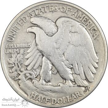 سکه نیم دلار 1946 نماد آزادی - VF30 - آمریکا