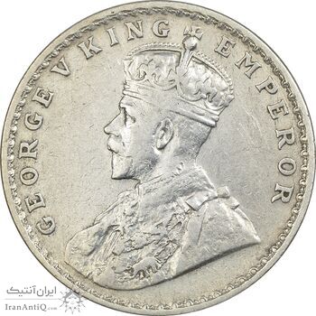 سکه 1 روپیه 1919 جرج پنجم - EF45 - هند سکه 1 روپیه 1919 جرج پنجم - EF45 - هند