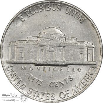 سکه 5 سنت 1992D جفرسون - MS61 - آمریکا