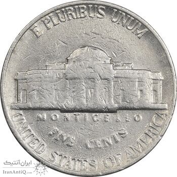 سکه 5 سنت 1989P جفرسون - EF40 - آمریکا