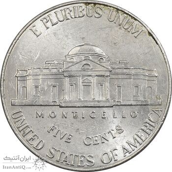 سکه 5 سنت 2015D جفرسون - MS61 - آمریکا