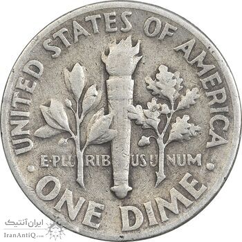 سکه 1 دایم 1948 روزولت - EF40 - آمریکا سکه 1 دایم 1948 روزولت - EF40 - آمریکا