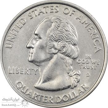 سکه کوارتر دلار 2007D ایالتی (مونتانا) - MS62 - آمریکا