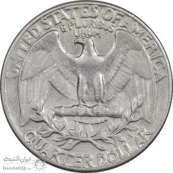 سکه کوارتر دلار 1967 واشنگتن - EF40 - آمریکا