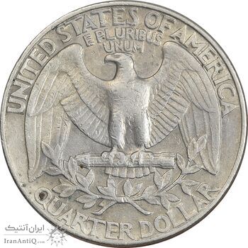 سکه کوارتر دلار 1987D واشنگتن - EF40 - آمریکا