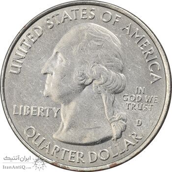 سکه کوارتر دلار 2015D ساراتوگا - AU58 - آمریکا