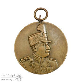 مدال یادگار تاجگذاری 1305 - EF - رضا شاه