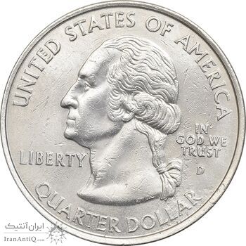 سکه کوارتر دلار 2000D ایالتی (نیوهمشایر) - AU55 - آمریکا