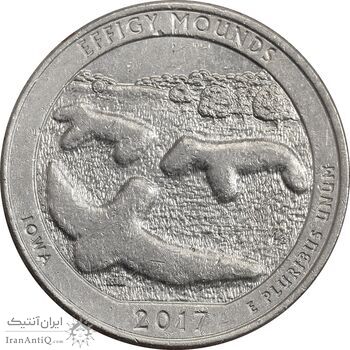 سکه کوارتر دلار 2017D (بنای یادبود افیگی موندز) - EF45 - آمریکا سکه کوارتر دلار 2017D (بنای یادبود افیگی موندز) - EF45 - آمریکا