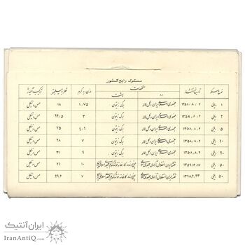مجموعه سکه های تک نمونه جمهوری اسلامی - سری 16 عددی