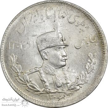 سکه 2000 دینار 1306 تصویری - MS63 - رضا شاه سکه 2000 دینار 1306 تصویری - MS63 - رضا شاه