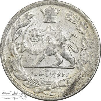 سکه 2000 دینار 1307 - MS63 - رضا شاه سکه 2000 دینار 1307 - MS63 - رضا شاه