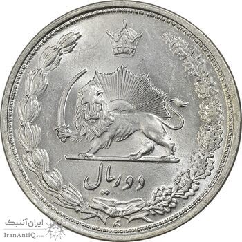 سکه 2 ریال 1313 - MS64 - رضا شاه سکه 2 ریال 1313 - MS64 - رضا شاه
