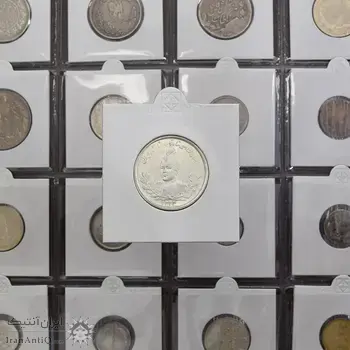 سکه 2000 دینار 1334 تصویری - MS61 - احمد شاه