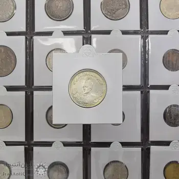 سکه 2000 دینار 1344 تصویری - MS61 - احمد شاه