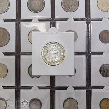 سکه 1000 دینار 1330 خطی (سایز بزرگ) - MS64 - احمد شاه