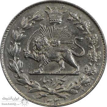 سکه 1000 دینار 1330 خطی - MS62 - احمد شاه سکه 1000 دینار 1330 خطی - MS62 - احمد شاه