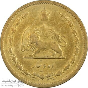 سکه 10 دینار 1315 - VF35 - رضا شاه سکه 10 دینار 1315 - VF35 - رضا شاه