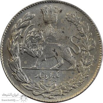 سکه 1000 دینار 1332 تصویری - MS62 - احمد شاه سکه 1000 دینار 1332 تصویری - MS62 - احمد شاه